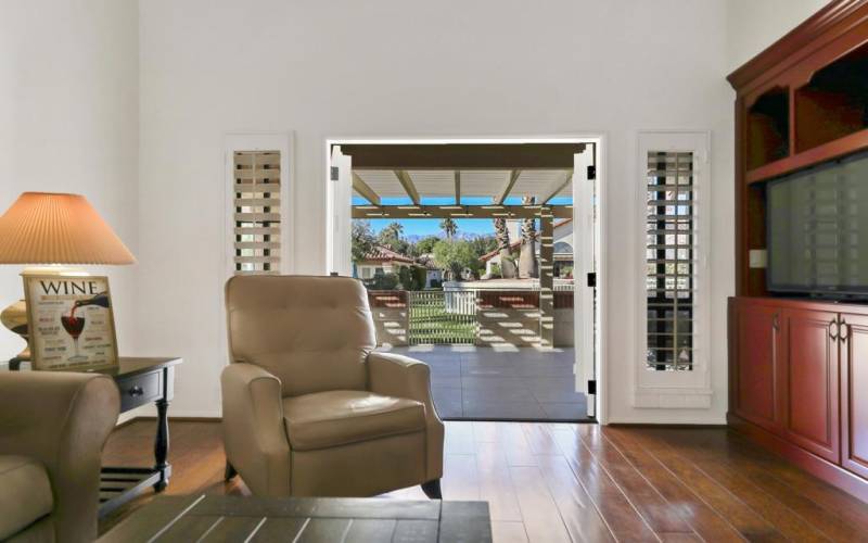 Living Room French Doors