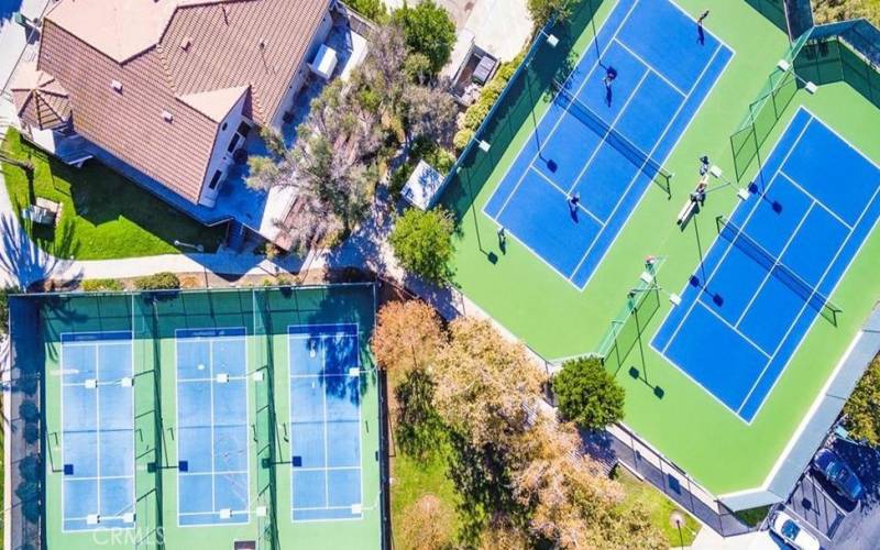 Pickleball courts