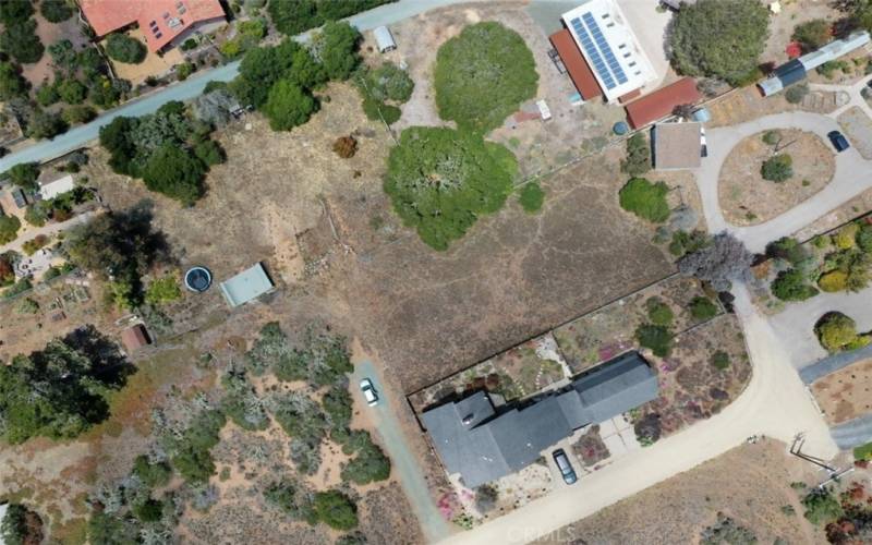 Great Arial view of lot for sale.